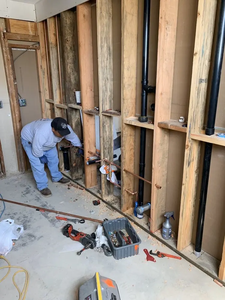 Commercial rough-in plumbing for Water Heater Replacement in Grays Park